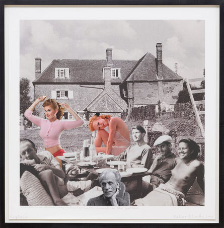 Peter Blake, ‘Joseph Cornell’s Holiday – England, Farley Farm. ‘Lunch in the garden’’, 2019