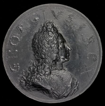 Nicolaus Seeländer, ‘Coronation of George I, 1660-1727, King of England 1714 [obverse]’, 1714