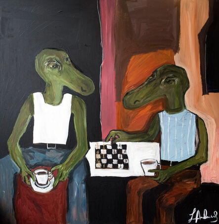 Layla Andrews, ‘Chess and Coffee’, 2022