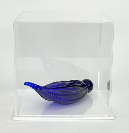 Dale Chihuly, ‘Dale Chihuly Original Cobalt Blue Leaf Individual Hand-Blown Glass Chandelier Component’, ca. 2004