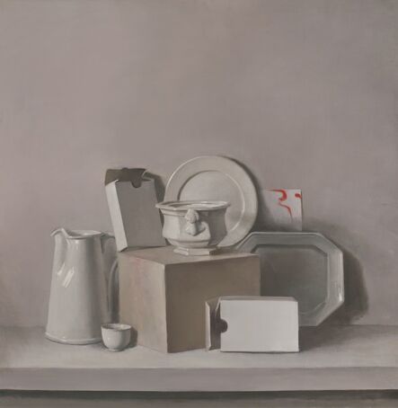 Raymond Han, ‘Untitled (White Pitcher with Boxes)’, ca. 2002