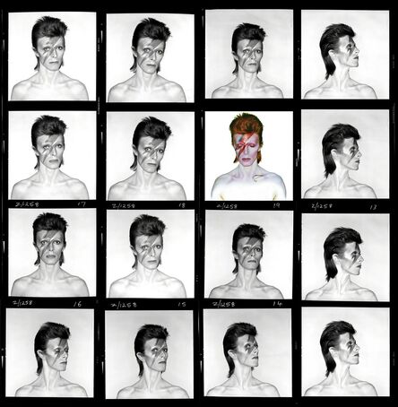 Brian Duffy, ‘David Bowie. Aladdin Sane (Contact Sheet)’, 1973