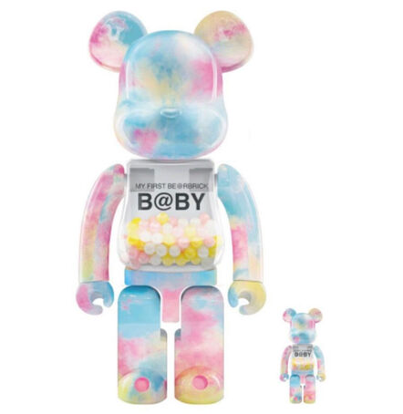 Medicom Toy, ‘My First Baby  Bearbrick 400% + 100% ( Be@rbrick)  (Multi -color) (Macau)’, 2021