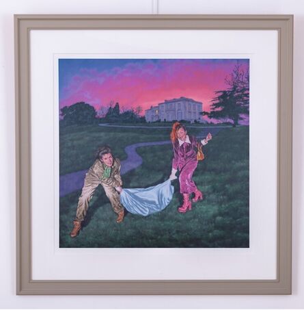 Roxana Halls, ‘Laughing While Looting (signed edition of 25 copies) Framed’, 2022