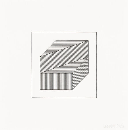 Sol LeWitt, ‘Twelve Forms Derived From a Cube 36’, 1984