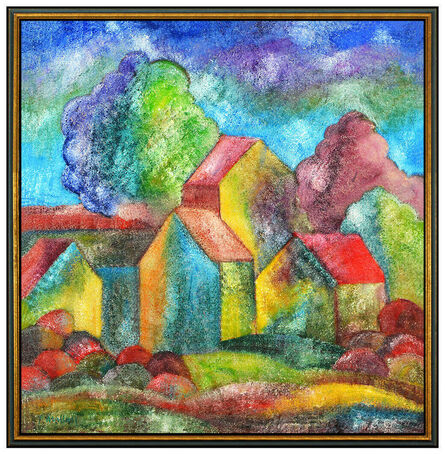 Simon Avissar, ‘Village of Color ’, 20th Century 