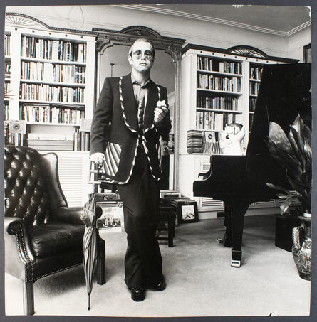 Terry O'Neill, ‘Elton John at his Wentworth Home – Vintage Print’, 1975
