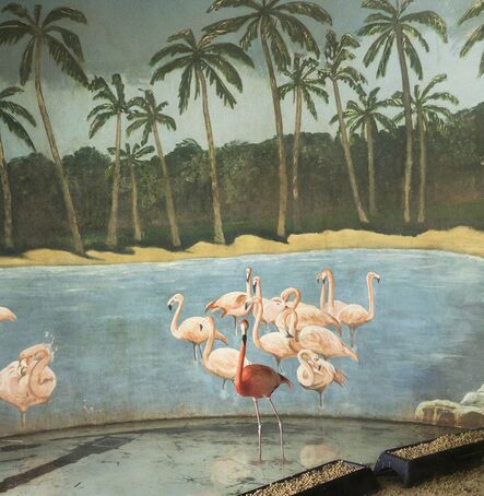 Eric Pillot, ‘Flamingo and Palm Trees’, 2013