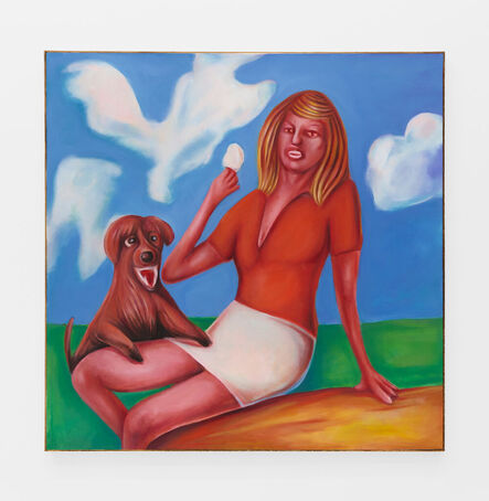 Vassilis H., ‘Woman in The Country With Dog’, 2022