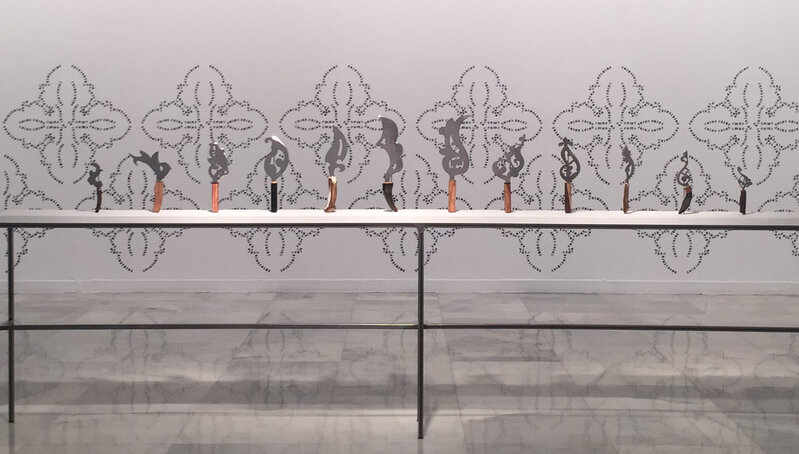 Zoulikha Bouabdellah, ‘Les Couteaux’, 2013, Installation, 12 artisanal knifes, Sabrina Amrani