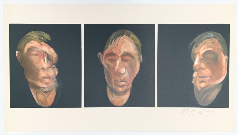 Francis Bacon, ‘Trois études pour un autoportrait’, 1990, Print, Lithograph on Arches paper, Van der Vorst- Art