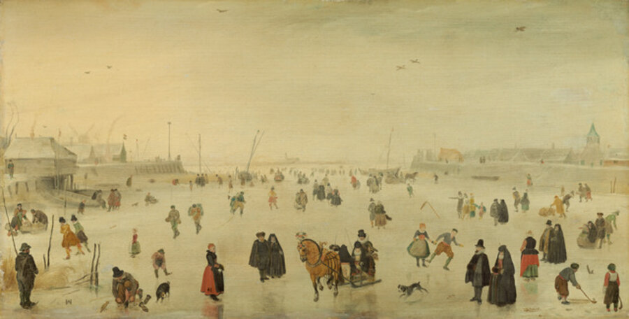 A Scene on the Ice