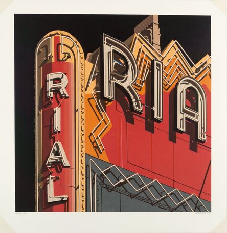 Robert Cottingham, ‘Rialto, from American Signs’, 2009