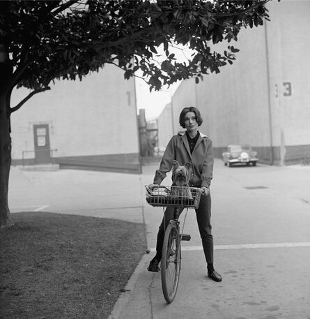 Sid Avery, ‘Audrey Hepburn On Her Bike At Paramount Studios’, 1957
