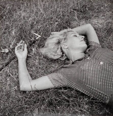 Dora Maar, ‘Female Model Stretched Out on the Grass, (Modèle Feminin Allongée dans l'Herbe)’, 1934