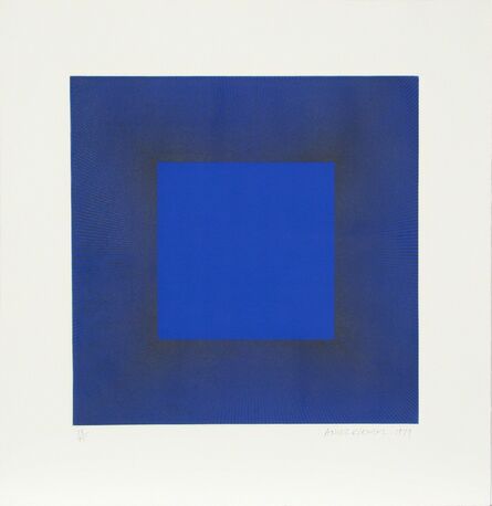 Richard Anuszkiewicz, ‘Midnight Suite (Blue with Black)’, 1979