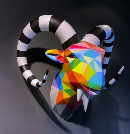 Okuda San Miguel, ‘Digital Goat’, 2019