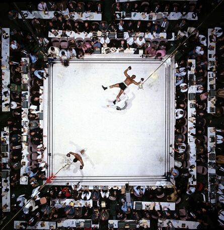 Neil Leifer, ‘Aerial View of Muhammad Ali Victorious after Round 3 Knockout of Cleveland Williams During Fight at Astrodome, November 14th’, 1966