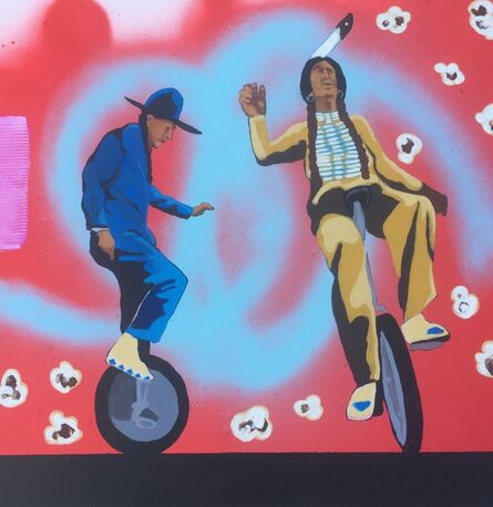 Frank Buffalo Hyde, ‘Two Utes on a Unicycle’, 2017