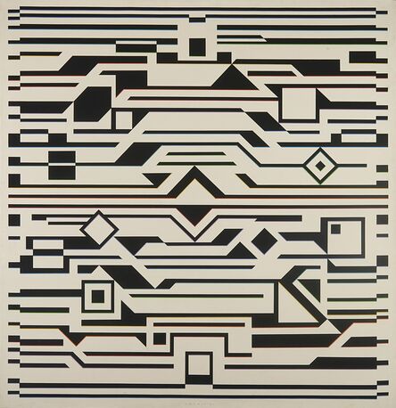 Victor Vasarely, ‘GIZEH-K’, 1957-1972