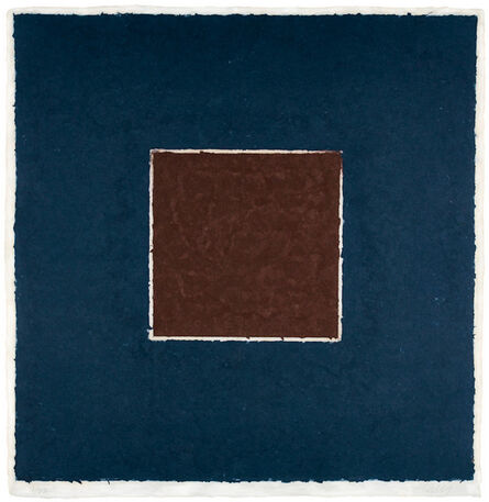Ellsworth Kelly, ‘Colored Paper Image XX (Brown Square with Blue), from Colored Paper Images’, 1976