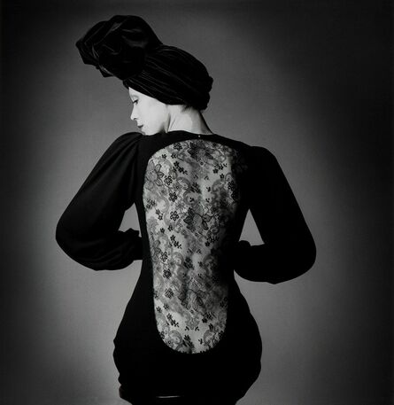 Jeanloup Sieff, ‘Marina Schiano, dress by Yves Saint Laurent, Vogue Paris’, 1970
