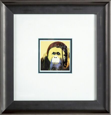 Andy Warhol, ‘Sumerian Orangutan Endangered Species Gallery Invitation Announcement’, 1983