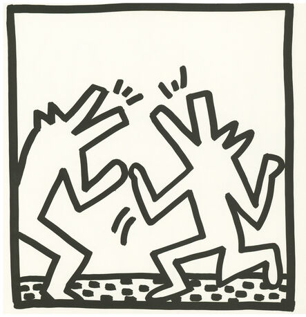 Keith Haring, ‘Keith Haring (untitled) Crocodile lithograph 1982’, 1982