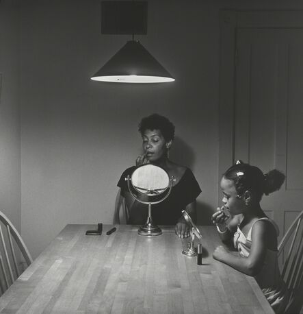 Carrie Mae Weems, ‘Untitled (Woman and daughter with makeup) (from Kitchen Table Series)’, 1990