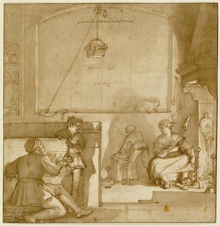 Federico Zuccaro, ‘Taddeo in the House of Giovanni Piero Calabrese’, 1595