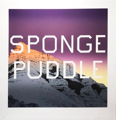 Ed Ruscha, ‘Sponge Puddle’, 2015