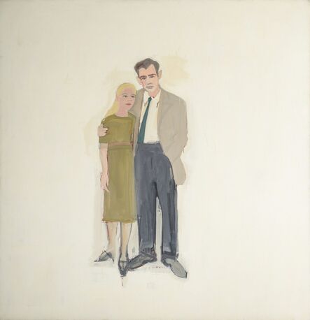 Alex Katz, ‘Irving and Lucy’, 1958