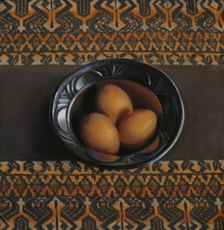 Janet Monafo, ‘Brown Eggs, Black Bowl’, 1995