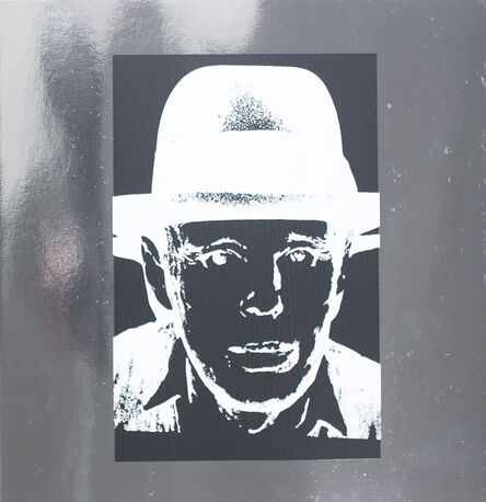 Andy Warhol, ‘Joseph Beuys on Heavy Silver Metallic Paper’, 1988