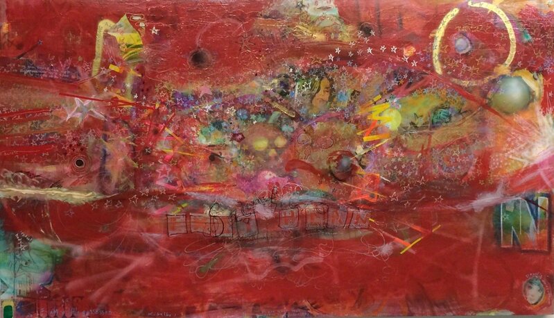 Raffael Antonio Iglesias, ‘Solito’, 2018, Painting, Acrylic and mixed media on canvas, Robert Kananaj Gallery