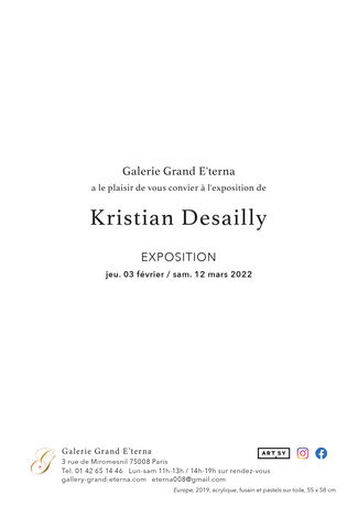 Kristian Desailly, installation view