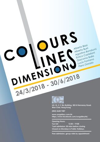 Lines, Colours, Dimensions, installation view