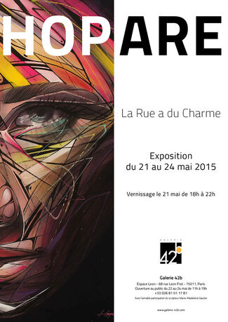 HOPARE - Solo exhibition - La Rue a du Charme, installation view
