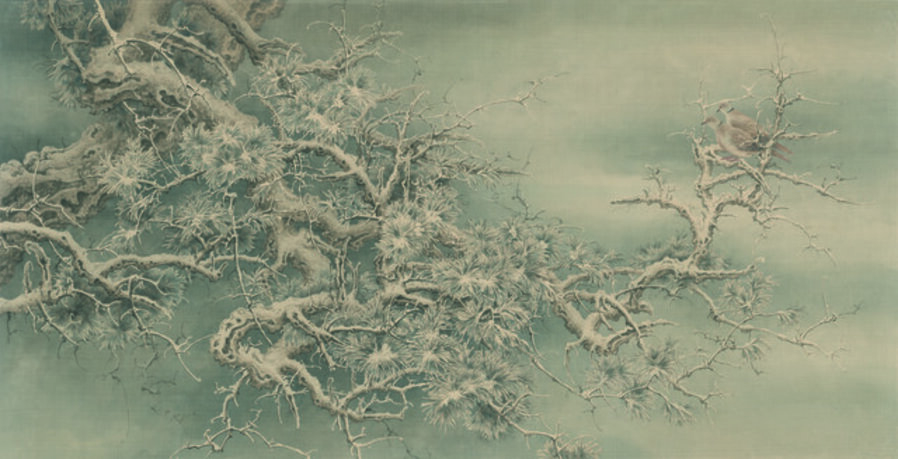 Snow Covered Pine Tree