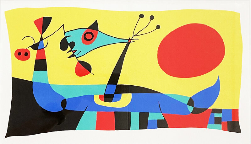 Joan Miró, ‘Joan Miro (Plate 2)’, 1956, Print, Lithograph, Georgetown Frame Shoppe