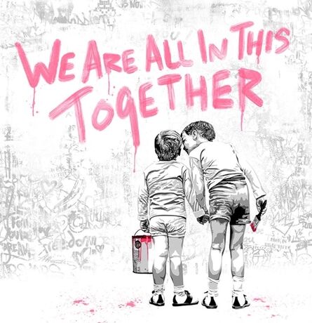 Mr. Brainwash, ‘We Are All In This Together (Fuschia)’, 2020