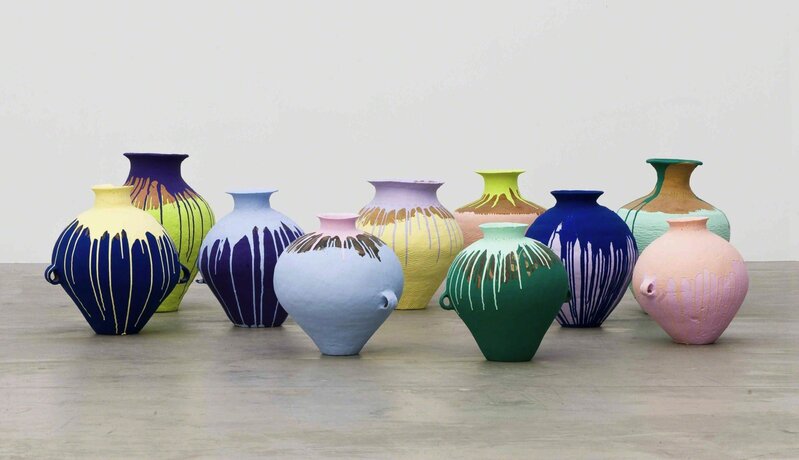 Ai Weiwei, ‘Colored Vases’, 2007, Sculpture, Industrial paint and Neolithic clay; various dimensions, San Francisco Museum of Modern Art (SFMOMA) 