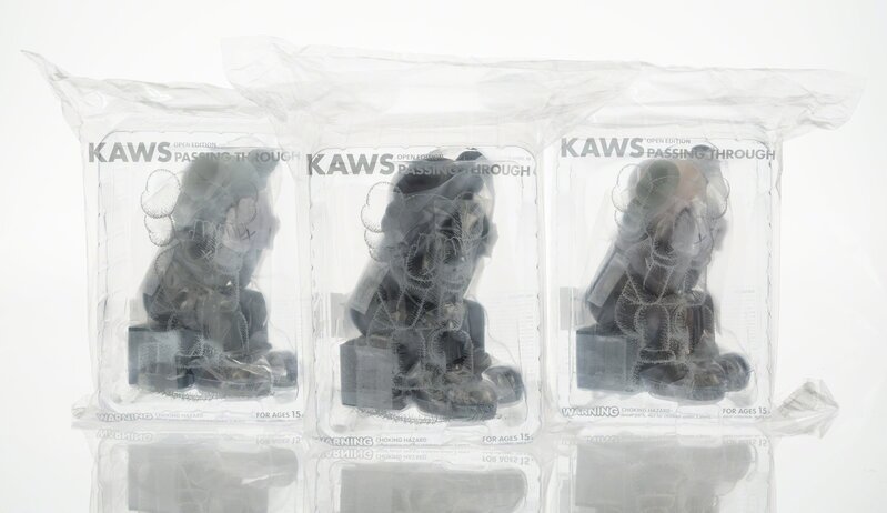 KAWS, ‘Passing Through, set of three’, 2018, Sculpture, Painted cast vinyl, Heritage Auctions