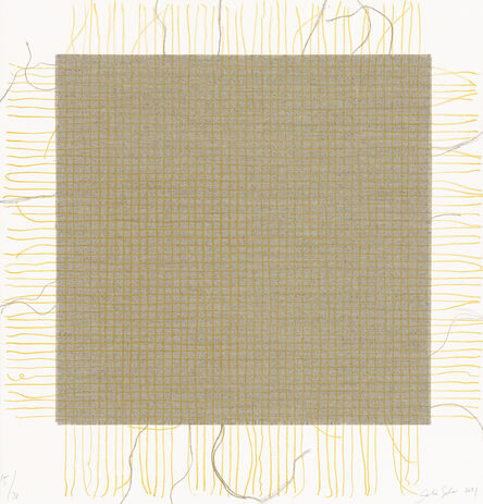 Analía Saban, ‘Transcending Grid (Yellow)’, 2021