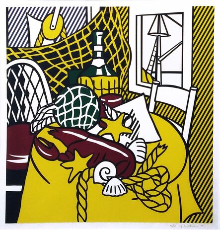 Roy Lichtenstein, ‘STILL LIFE WITH LOBSTER’, 1974
