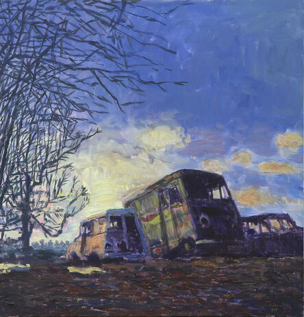 Oussama Baalbaki, ‘Abandoned Buses’, 2016