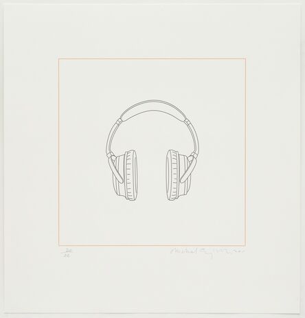 Michael Craig-Martin, ‘Headphones’, 2015