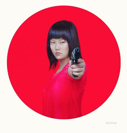 Salustiano, ‘Marina con pistola rojo’, 2021