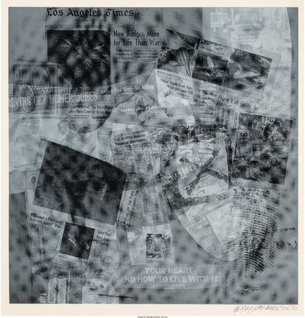Robert Rauschenberg, ‘Surface Series from Currents, Your Heart’, 1970