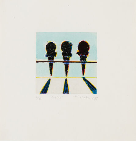 Wayne Thiebaud, ‘Dark Cones’, 1964-85